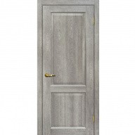 Дверь межкомнатная Мариам Тоскана-1 ПВХ Чиаро гриджио глухое 2000х600 мм