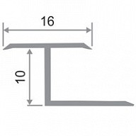 Алюминиевый профиль ПЗ 10 (глянцевый)