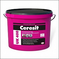 Клей для текстильных и ПВХ покрытий CERESIT UK 400 универсальный дисперсионный (морозостойкий) (белый)